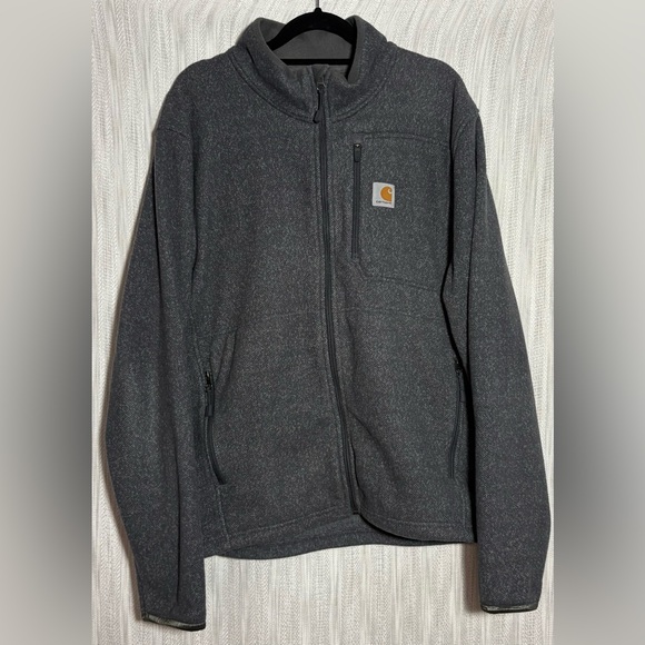 Carhartt Other - Carhartt Men's Charcoal Zip-Up Sweater
